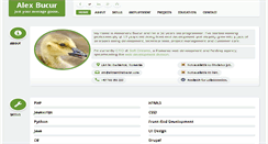 Desktop Screenshot of alexandrubucur.com